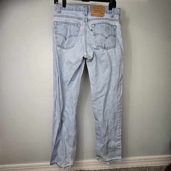 Vintage LEVIS 505 Light Blue Men's 31x30 Jeans. Flaws - Picture 10 of 16